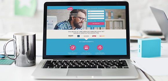 notebook with the mingle site
